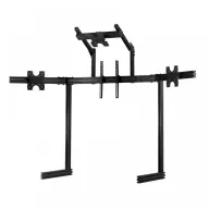 NEXT LEVEL RACING Freestanding Complete Quad Monitor Black Edition Szimulátor kijelző állvány