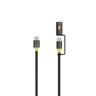 TACTICAL USB 2.0 Type C Összekötő Fekete-Sárga 1.5m SP110094