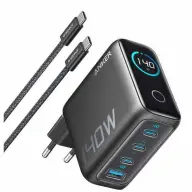 ANKER B2697GZ1 Wall Charger 140W + Kabel dunkelgrau