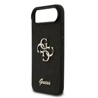 GUESS PU Fixed Glitter 4G Metal Logo tok Apple iPhone Air fekete