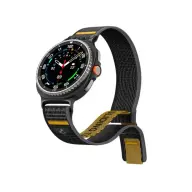 SPIGEN Athlex Air Active nylon pótszíj légáteresztő Samsung Galaxy Watch 8 eSIM 44mm fekete