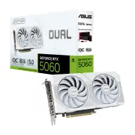 ASUS DUAL-RTX5060-O8G-WHITE Dual White OC GeForce RTX 5060 8GB GDDR7 DLSS4