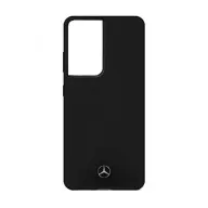 MERCEDES Szilikon tok Samsung Galaxy S21 Ultra matt fekete
