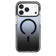 CELLECT Magnetni silikonski ovitek iPhone 17 Pro / iPhone 18 Pro črno-prozoren