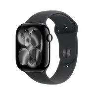 APPLE Watch Series 11 GPS 46mm kozmoszfekete alumínium tok fekete sportszíj M/L