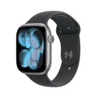 APPLE Watch Series 11 GPS + Cellular 42mm asztroszürke alumínium tok fekete sportszíj M/L