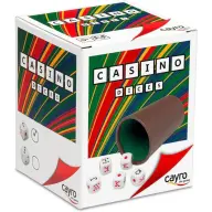 POKER DICE CUP LINED WITH 5 DOTS DICES