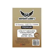 Premium Mega Civilization Sleeves (75 x 105 MM) (pack of 50)