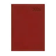 TOPTIMER Traditional calendar planner A4 weekly 2026 burgundy