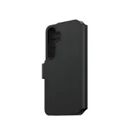 PANZERGLASS Samsung S25 PANZERGLASS CARE WALLET tok álló bőr hatású FLIP kameravédő FEKETE