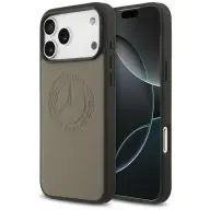 MERCEDES Vintage Logo MagSafe bőrtok Apple iPhone 17 Pro / iPhone 18 Pro bézs