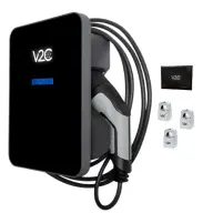 V2C Trydan elektromos autó fali töltő (22 kW – 3x32A) (5m – Type 2)(DLB)