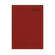 TOPTIMER Traditional calendar planner B5 weekly 2026 burgundy