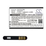 CAMERON SINO Li-Ion battery 3.7V/1200mAh Panasonic 523450AR compatible BLACK