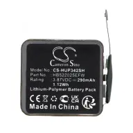 CAMERON SINO Huawei Watch GT 3 42mm CAMERON SINO Li-Polymer akku 3 Huawei HB522025EFW kompatibilis FEKETE