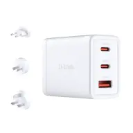 D-LINK 65W GaN Charger alb