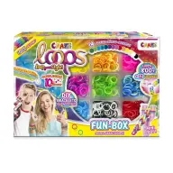 CRAZE Loops - Fun Box gumigyűrűs karkötő készítő szett