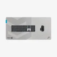 ARTIMO Desk Mat - Loom Series - Prémium szövet egérpad M (80x40 cm) - Világosszürke - Limited Edition - Tech2.hu