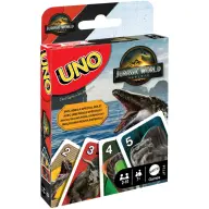MATTEL UNO Jurassic World Újjászületés kártyajáték