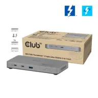 CLUB3D 5-1 Thunderbolt 5 Hub Triple video 5K60Hz Thunderbolt Share Certified 180W