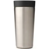 BRABANTIA Make & Take Insulated Flask duplafalú termoszbögre 360ml. hideg és meleg italok számára. szivárgásmentes. snap lid fedél. r.m. acél. sötétszürke - 228681