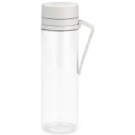 BRABANTIA Make & Take Water Bottle with Strainer vizespalack 500 ml. szűrőbetéttel gyümölcsök számára. fogantyúval. szivárgásmentes. műanyag. átlátszó/világosszürke - 202421