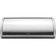 BRABANTIA Roll Top kenyértartó halkan záródó. befelé gördülő fedéllel. 445mm széles. 2 kenyérhez. ívelt forma. r.m. acél selyem matt - 348921