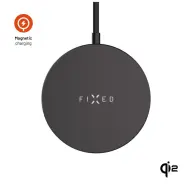 FIXED MagPad Slim Žica bez MagSafe stanica za punjenje 15W crno