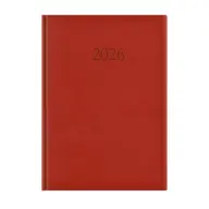 TOPTIMER Wide calendar planner A4 daily 2026 burgundy