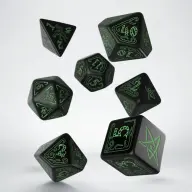 Q WORKSHOP Call of Cthulhu Black & glow-in-the-dark dobókocka készlet