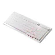 AVAX GM03 PRO 98% Gasket RGB tri-mode mechanikus billentyűzet Gateron Yellow Magyar fehér