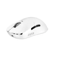 AVAX LW03 PRO PAW3395 Tri-mode 8k lightweight gamer egér fehér