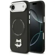 KARL LAGERFELD Choupette Pin MagSafe tok Apple iPhone Air fekete