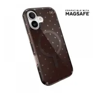 SPECK 151013-3275 Presidio Lux Glitter MagSafe ovitek iPhone 17 črno-prozoren