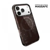 SPECK 151022-3275 Presidio Lux Glitter MagSafe ovitek iPhone 17 Pro / iPhone 18 Pro črno-prozoren