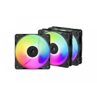 ARCTIC COOLING P12 Pro Reverse A-RGB reverse légáramlás 3 pieces set black