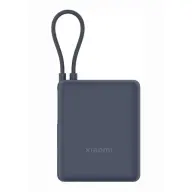 XIAOMI vésztöltő USB+Type-C aljzat 10000mAh fix Type-C kábel SÖTÉTKÉK