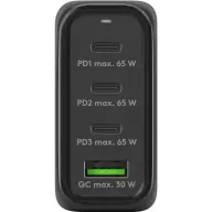 GOOBAY USB-C PD GaN Multiport Fast Charger (68 W) fekete