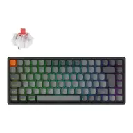 KEYCHRON K2 Max Hot Swappable RGB Red Alu ISO Magyar fekete