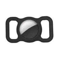 GIGAPACK iphone 13 szilikon tok nyakörvre fűzhető matt fekete apple airtag