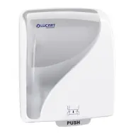 LUCART Identity Hands 2.0 Kéztörlő adagoló 381x290x223mm fehér-áttetsző