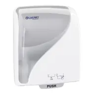 LUCART Identity Touch Free Kéztörlő adagoló szenzoros 381x290x223mm Fehér-áttetsző