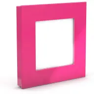 DAHLE Mega XL 75x75mm square form mágnes fénykép frame pink