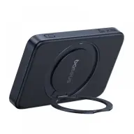 BASEUS PicoGo Vezeték nélküli mágneses Power Bank 5000mAh 20W USB-C állvánnyal fekete