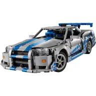 LEGO Technic Halálosabb iramban Nissan Skyline GT-R (R34) sportkocsi 42210