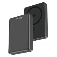 DVICED Vezeték nélküli Ultravékony MagSafe Powerbank Qi2 10000mAh 15W fekete