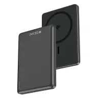 DVICED Vezeték nélküli Ultravékony MagSafe Powerbank Qi2 5000mAh 15W fekete