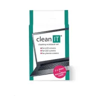 CLEAN IT CL-182 laptop cleaning fluid with cloth 2x30ml