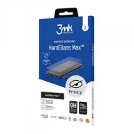 3MK Samsung S25 Ultra 3MK HARD GLASS MAX PRIVACY képernyővédő üveg 3D 9H + segédkeret FEKETE