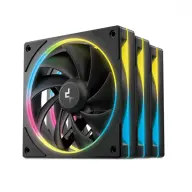 DEEPCOOL FL12 SE fekete 3 darabos szett
